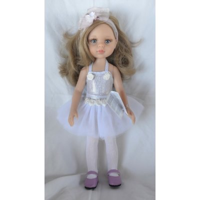Paola Reina Las Amigas bábika Carla baletka 32 cm v bielom – Hledejceny.cz
