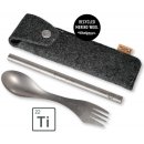 Light My Fire Spork´n Straw Kit Titanium