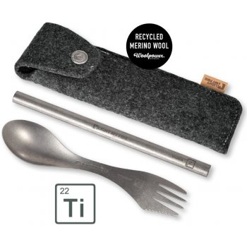 Light My Fire Spork´n Straw Kit Titanium