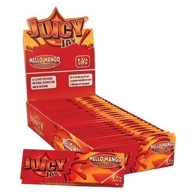 Juicy Jay's ochucené krátké papírky mello mango 32 x 24 ks