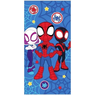 Carbotex Bavlnená plážová osuška Spidey a jeho přátelé froté 70 x 170 cm – Zboží Mobilmania