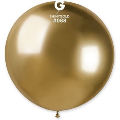 Gemar Balloons Obří nafukovací balon - chromový zlatý 80 cm