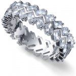 Oliver Weber originální stříbrný prsten s krystaly Legend 63260 – Zboží Mobilmania