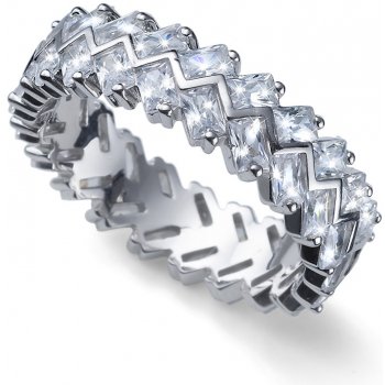 Oliver Weber originální stříbrný prsten s krystaly Legend 63260