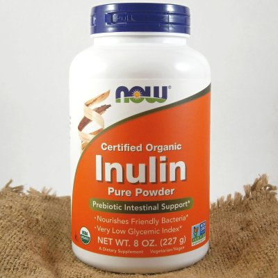Now Foods Organický Inulin čistý prášek 227 g