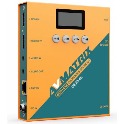 AVMatrix 4K HDMI Encoder & Decoder – Hledejceny.cz