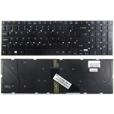 klávesnice Acer Aspire 5755 5830 E1-510 E5 E15 V3-551 V3-571 černá UK no frame podsvit – Zbozi.Blesk.cz