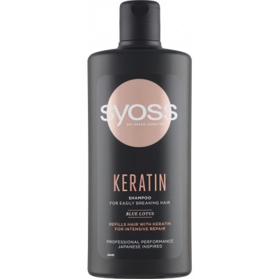 Syoss Keratin šampon pro jemné a lámavé vlasy 440 ml – Zboží Mobilmania