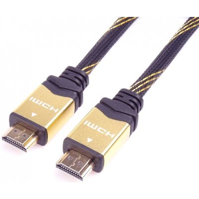 PremiumCord designový HDMI 2.0 kabel, zlacené konektory, 2m - kphdm2q2 – Sleviste.cz