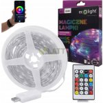 ECOLIGHT Osvětlení vánočního stromku IP65 RGB LED pásek 10m 100led – Hledejceny.cz