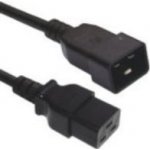 PremiumCord Kabel síťový prodlužovací 230V 16A 1,5m, konektory IEC 320 C19 - IEC 320 C20 – Zboží Živě