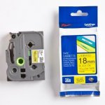 Brother TZ-641/TZE-641 černý tisk / žlutý podklad 18 mm x 8 m originální páska – Zboží Mobilmania
