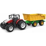 Amewi RC TRAKTOR 2,4 Ghz s přívěsem světla zvuk RTR 1:24 – Zboží Mobilmania