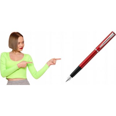 Waterman Graduate Allure Red plnicí pero hrot F 1507/1368194 – Zboží Mobilmania