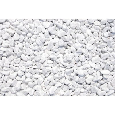 Mramorové okrasné oblázky carrarská bílá 12-16 mm 25 kg PE pytel – Hledejceny.cz