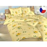 Dadka Povlečení bavlna Ibišek žlutý 140x200 70x90 – Zbozi.Blesk.cz