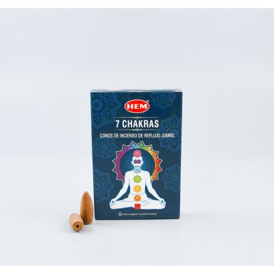 Hem 7 CHAKRAS jumbo backflow vonné jehlánky 20 ks – Zboží Dáma