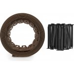 Bradas Easy Border 5 x 1000 cm hnědá 1 ks – Zboží Mobilmania