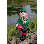 Prodex Vodník sedící na kameni střední 19x12x30cm – Zboží Dáma