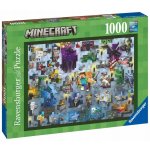 RAVENSBURGER Challenge: Minecraft 1000 dílků – Hledejceny.cz