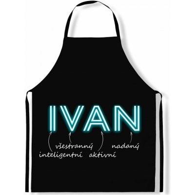 IMPAR Zástěra Mužská jména Neon Ivan – Hledejceny.cz