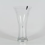 Crystalex Bohemia Glass Skleněná bílá váza se Swarovski Elements srdce v srdci 25 cm 5578 – Sleviste.cz