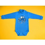 Arex ČR Body s rolákem žebrový úplet potisk NOVÁ KOLEKCE tyrkysově modrá – Hledejceny.cz