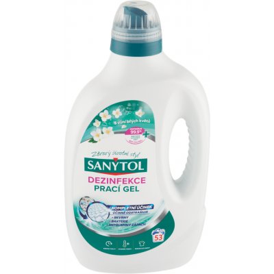 Sanytol prací prostředek Bílé květy 2,65 l 53 PD – Zboží Mobilmania