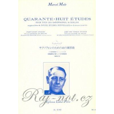 48 ETUDES for All Saxophones by MULE MARCEL FERLING – Zboží Dáma