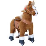 PonyCycle hnědá s brzdou a zvukem malá – Zbozi.Blesk.cz