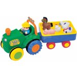 Kiddieland traktor se zvířátky Activity se zvukem a světlem 24752 zelená – Hledejceny.cz