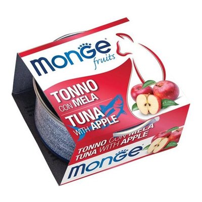 Monge Fruit Cat Tuňák a jablko 80 g