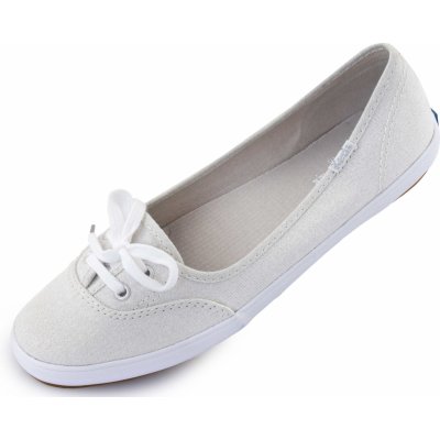 Boty Keds Teacup Lurex Stripe Silver stříbrná – Zboží Dáma