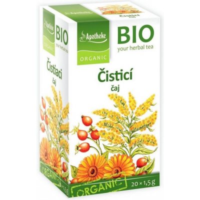 Apotheke Bio bylinný čaj čistící 20 x 1,5 g