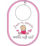 Bryndáček s potiskem Jsem tu protože se moji rodiče mají rádi – Hledejceny.cz