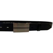 Penny belts pánský kožený společenský opasek 35-020-8PS-60 Černý