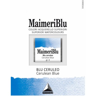 Maimeri Blu Akvarelová barva Cerulean Blue 368 1,5 ml 1 ks – Hledejceny.cz