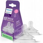 Philips Avent dudlík Natural Response na kaši 2 ks transparentní – Hledejceny.cz