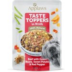 Applaws Dog Taste Toppers Broth Hovězí s batáty 85 g – Hledejceny.cz