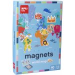 APLI Edukační hra s magnety Mapa světa – Zboží Dáma