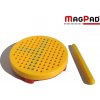 MagPad Magnetická kreslící tabulka Magpad Round cestovní Červená