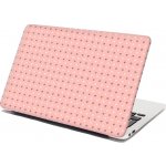 Sablio Samolepka na notebook Srdíčka na růžové - 29x20 cm – Zboží Živě