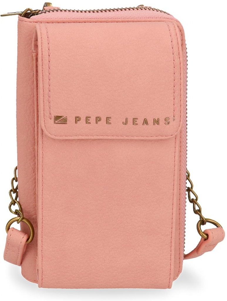 Pouzdro Pepe Jeans Diane crossbody peněženka růžová