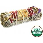 Green Tree Svazek pro vykuřování Happy Spirit Sage Šalvěj bílá a Sušené květy 10 cm 1 ks – Hledejceny.cz