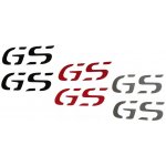 Samolepka GS pro BMW R1200 GS/Adventure, červená – Hledejceny.cz
