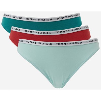 Tommy Hilfiger Underwear Sada tří kalhotek ve světle modré červené a zelené – Zbozi.Blesk.cz