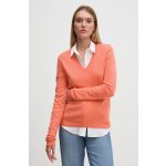 Colors of Benetton Vlněný svetrted dámský lehký 1002D4488 oranžová – Zboží Dáma