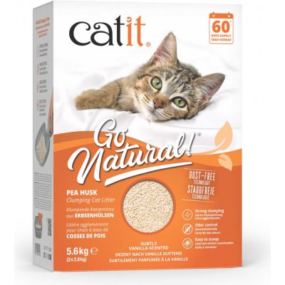 Catit Go Natural stelivo pro kočky s vůní vanilky 2 x 2,8 kg – Sleviste.cz