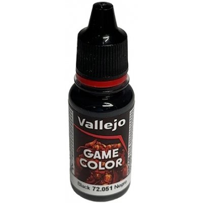 Vallejo Game Color Black 72.051 18 ml – Sleviste.cz