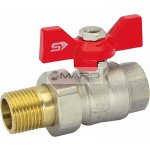 Slovarm Kohout kulový KE-280 se šroubením, s motýlem FM 1" 400133 – Sleviste.cz